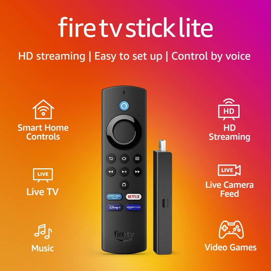 Amazon Fire TV Stick Lite – HD Streaming Media Player